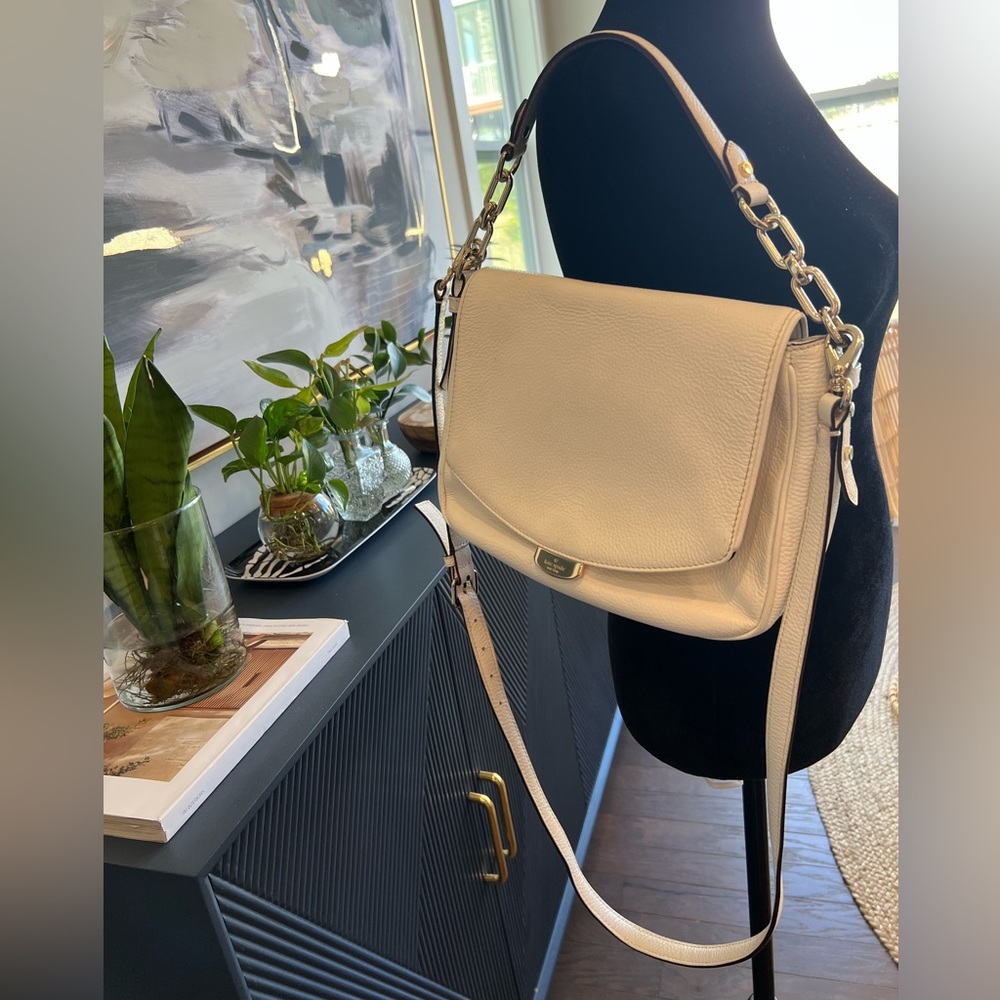 Kate Spade Mulberry Street Alecia Crossbody Pebbled Cement Leather WKRU3926